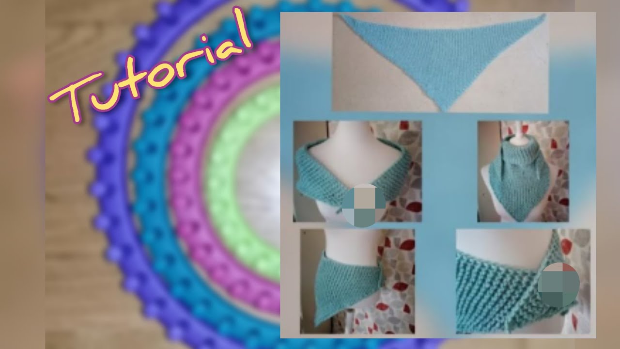 Tutorial Dreieckstuch / Triangle Shawl  DE + EN written text