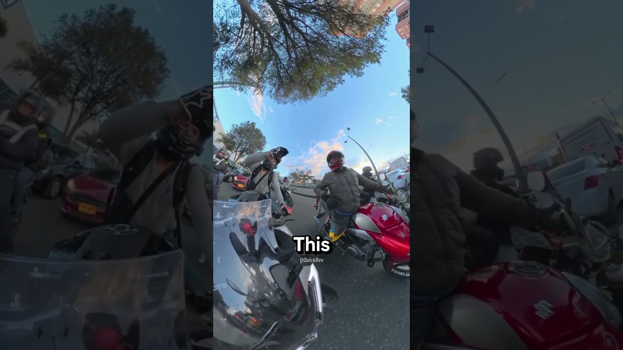 Calm Biker против Road Rager 🤯 (Источник: @s.ponsi в IG)