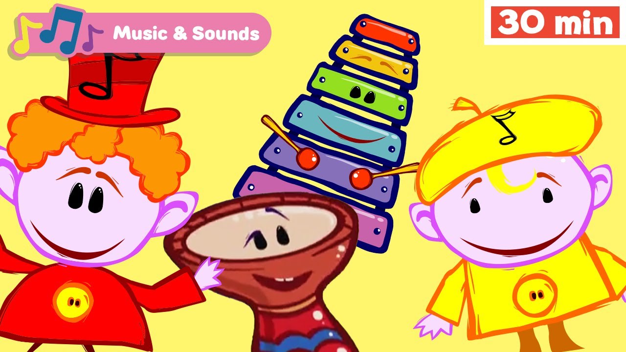The Notekins | Learn Musical Instruments for Kids | Early Learning Videos with Music for Babies