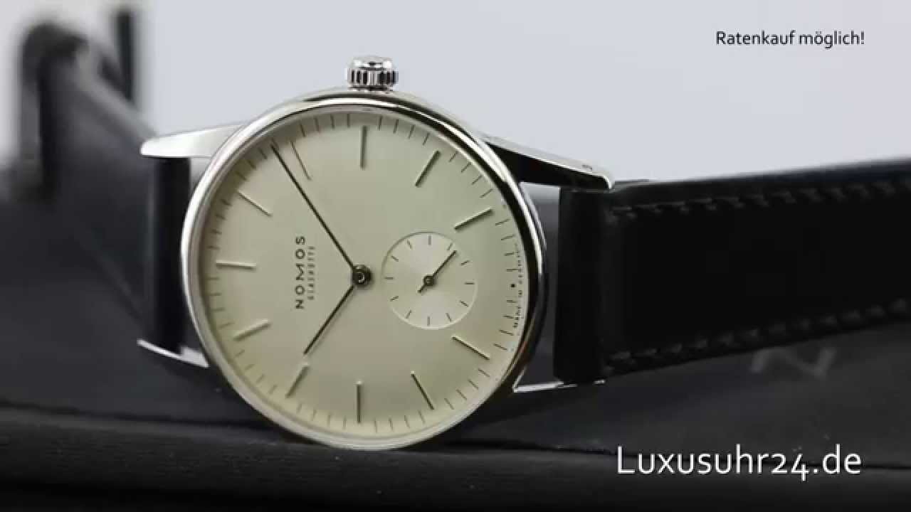 Nomos Orion Wei&szlig; 306 Luxusuhr24 Ratenkauf ab 20 Euro/Monat