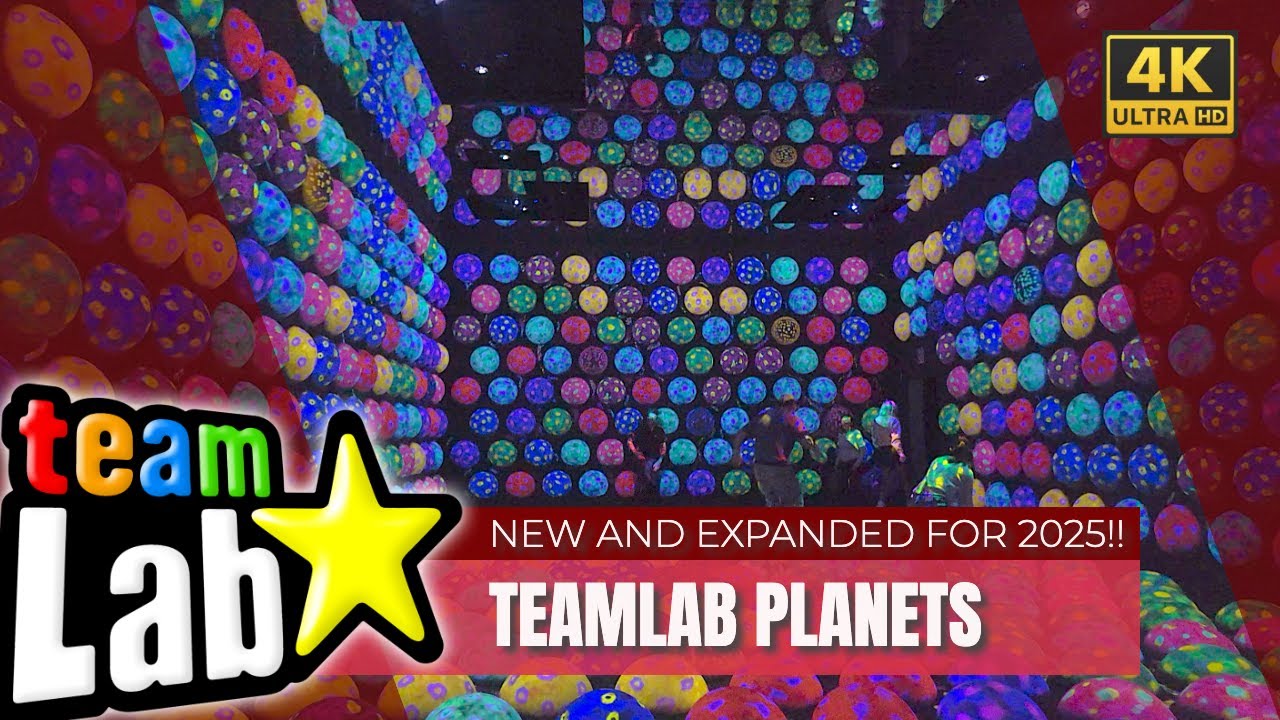 TeamLab Planets in Tokyo - New and Expanded for 2025! (4K)