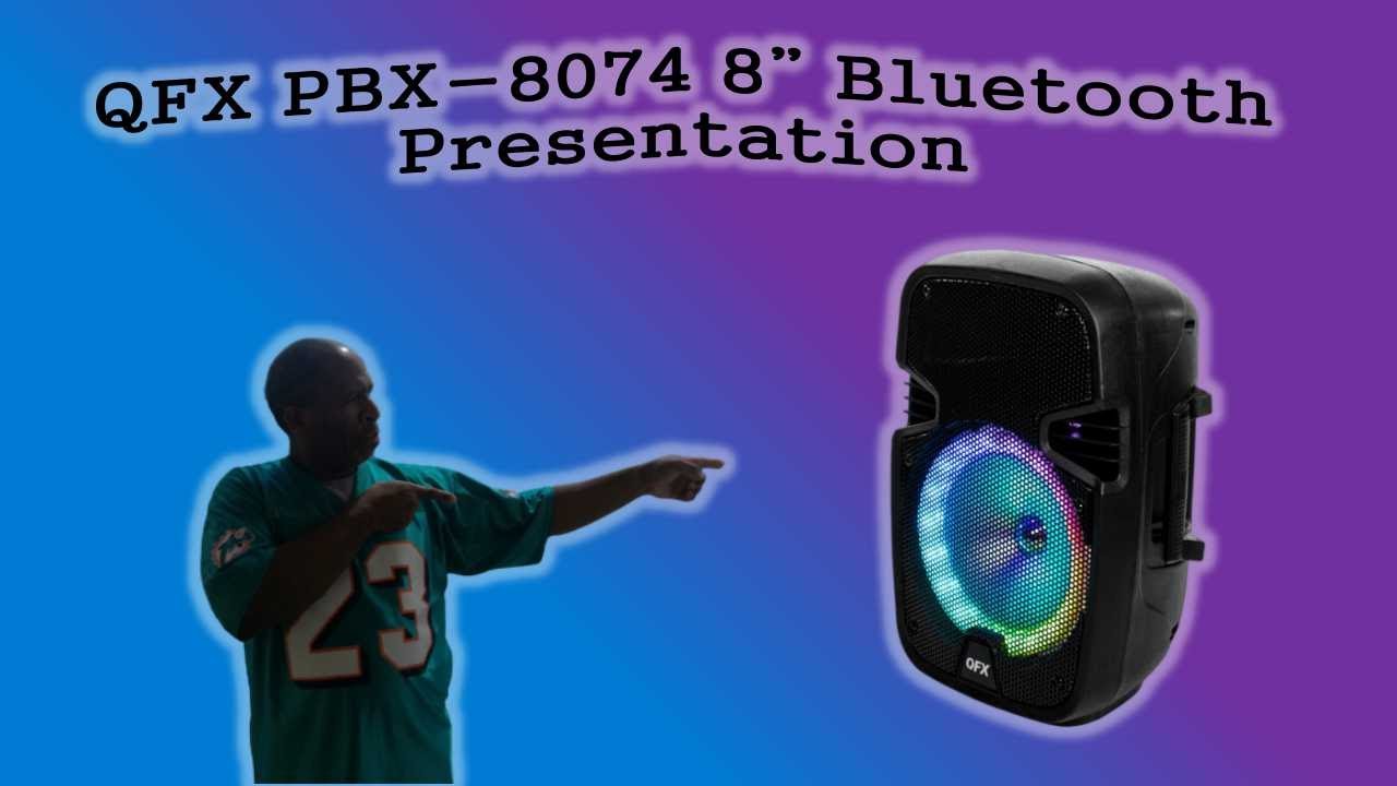 QFX PBX-8074 8” Bluetooth Presentation