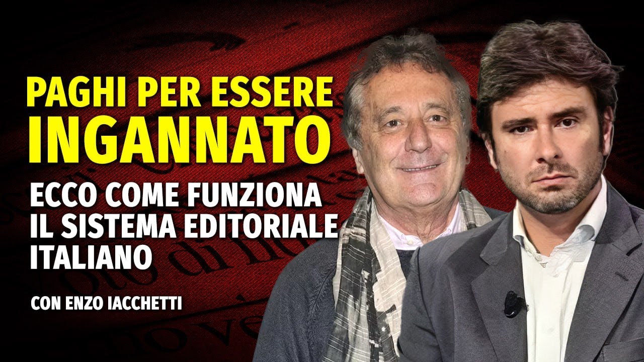Paghi per essere ingannato: ecco come funziona il sistema editoriale italiano. Con Enzo Iacchetti