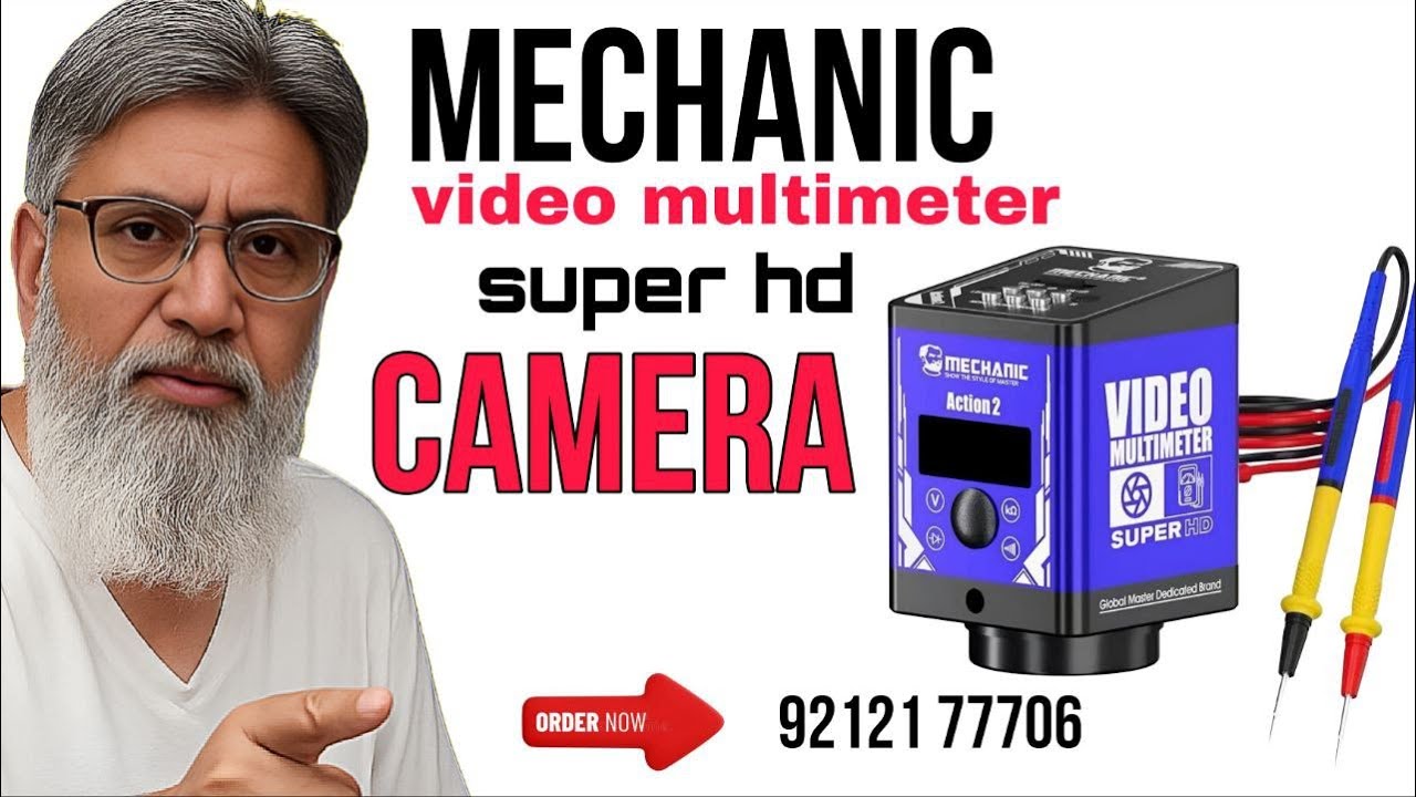 “Mechanic Action 2 Super HD – Smart Repair Tool with Built-in Multimeter!”