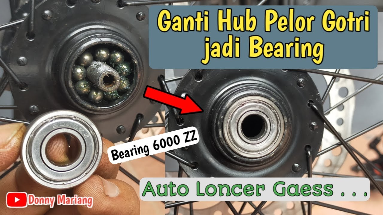 Upgrade Hub Pelor Gotri Jadi Bearing || Ganti Bearing Sepeda