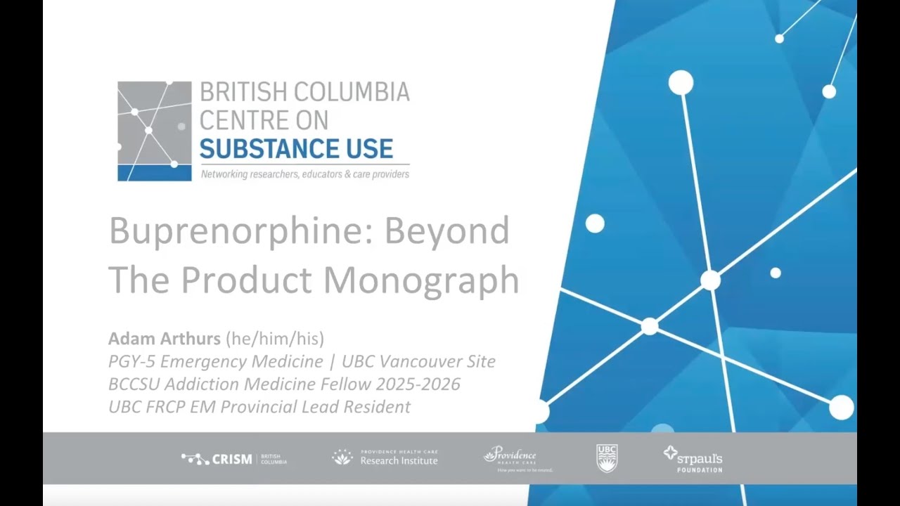What's New in Addiction Medicine Vol. 124- Buprenorphine: Beyond The Product Monograph