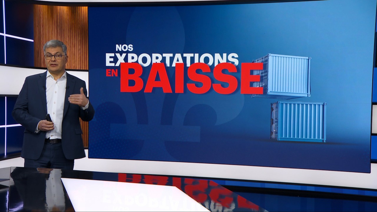 Nos exportations en baisse en 2025: les chiffres décortiqués