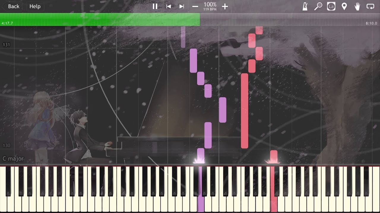 Epic Emotional | Soren Sabet Sarvestany - Because You Were There [Piano Tutorial] (Synthesia)