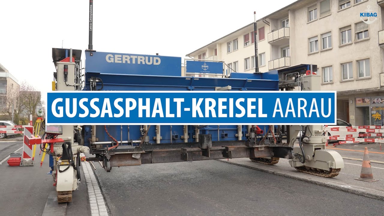 Gussasphalt-Kreisel Aarau | KIBAG