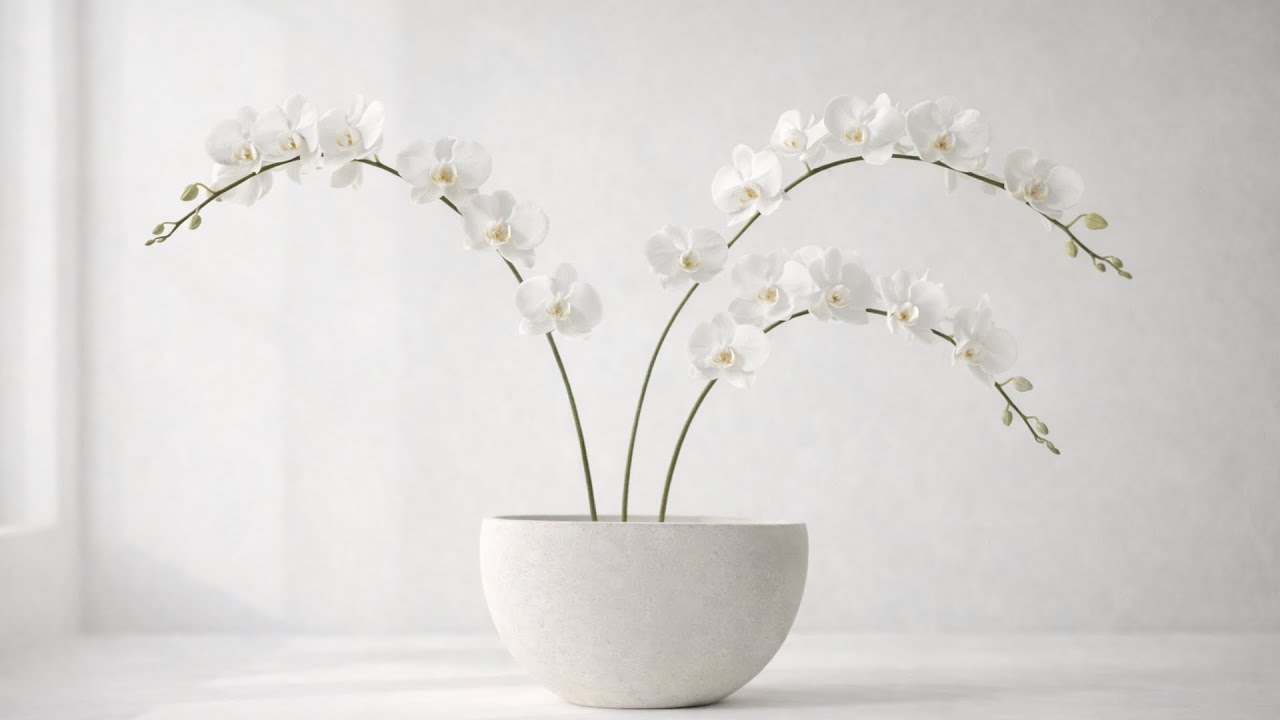 Minimalist Floral Arrangement Screensaver 