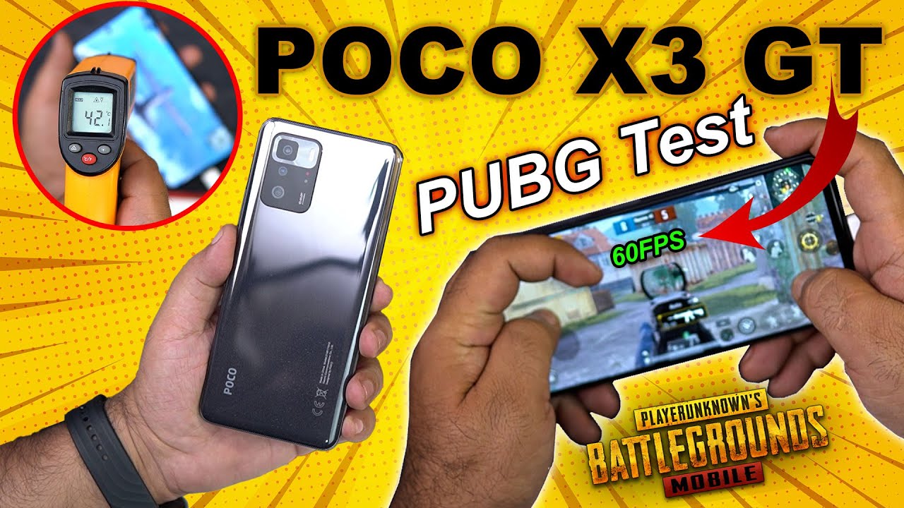 Poco X3 GT PUBG Test | PUBG Gameplay  | Live FPS | FPS Drop Check | PUBG Lag Test !!