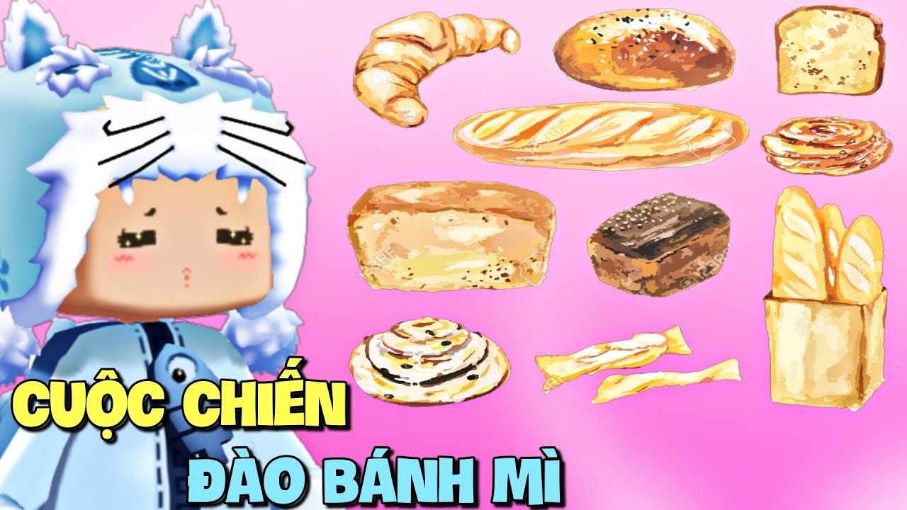 Cuộc chiến đào Bánh Mì xứ Đông Lào trong Mini World | Mini Game | Meowpeo