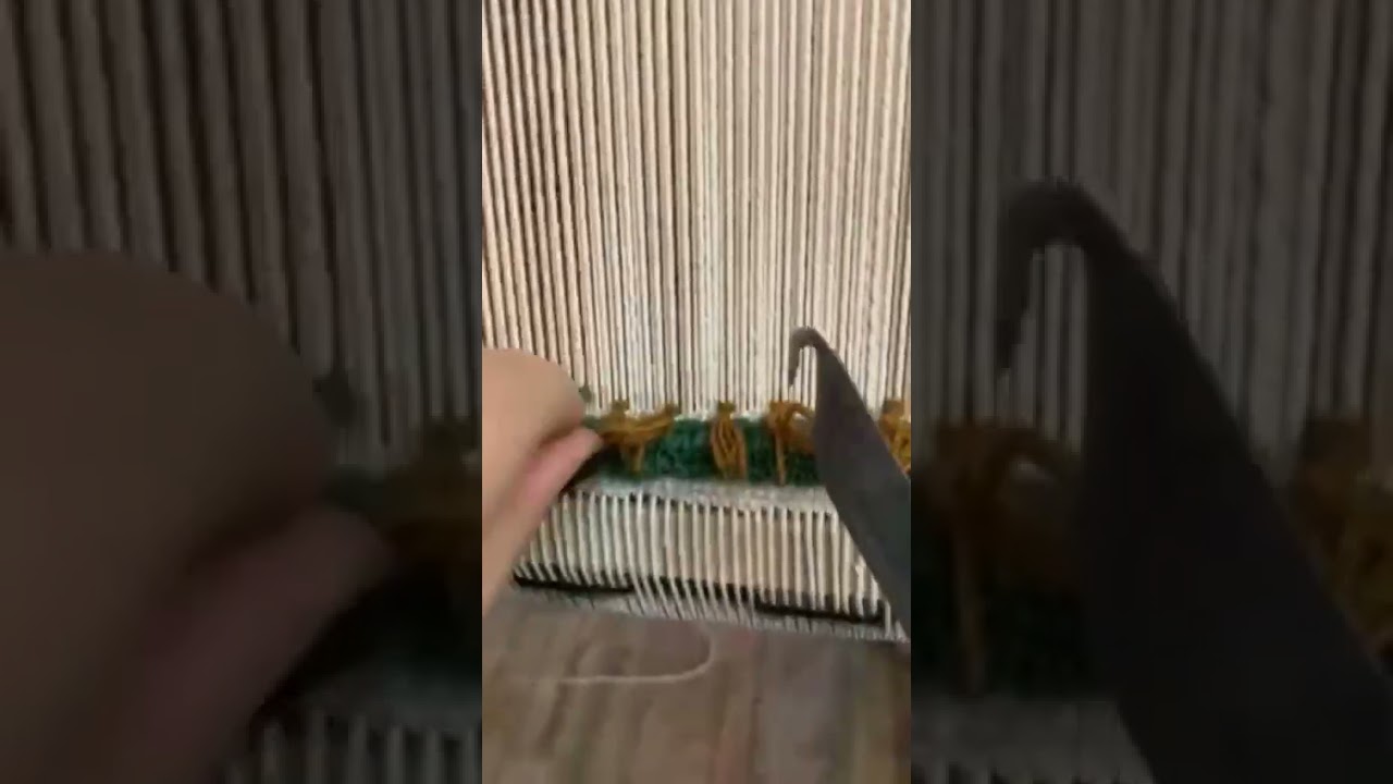 How to weave Armenian double knot / Հայկական կրկնակի հանգույց գործում ենք գորգ /Ковёр своими руками.