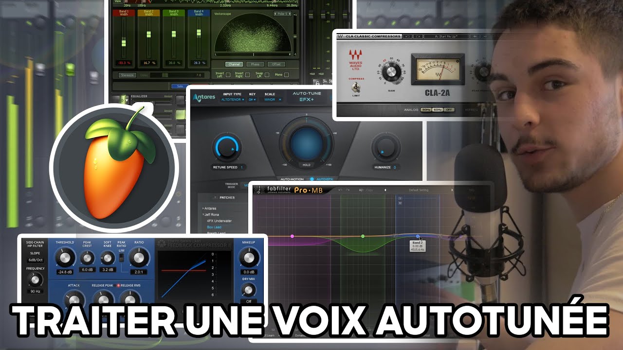 MIXER UNE VOIX CHANTÉE ET AUTOTUNÉE 🎛️ (Retro Type Beat) - TUTORIEL FL STUDIO FR