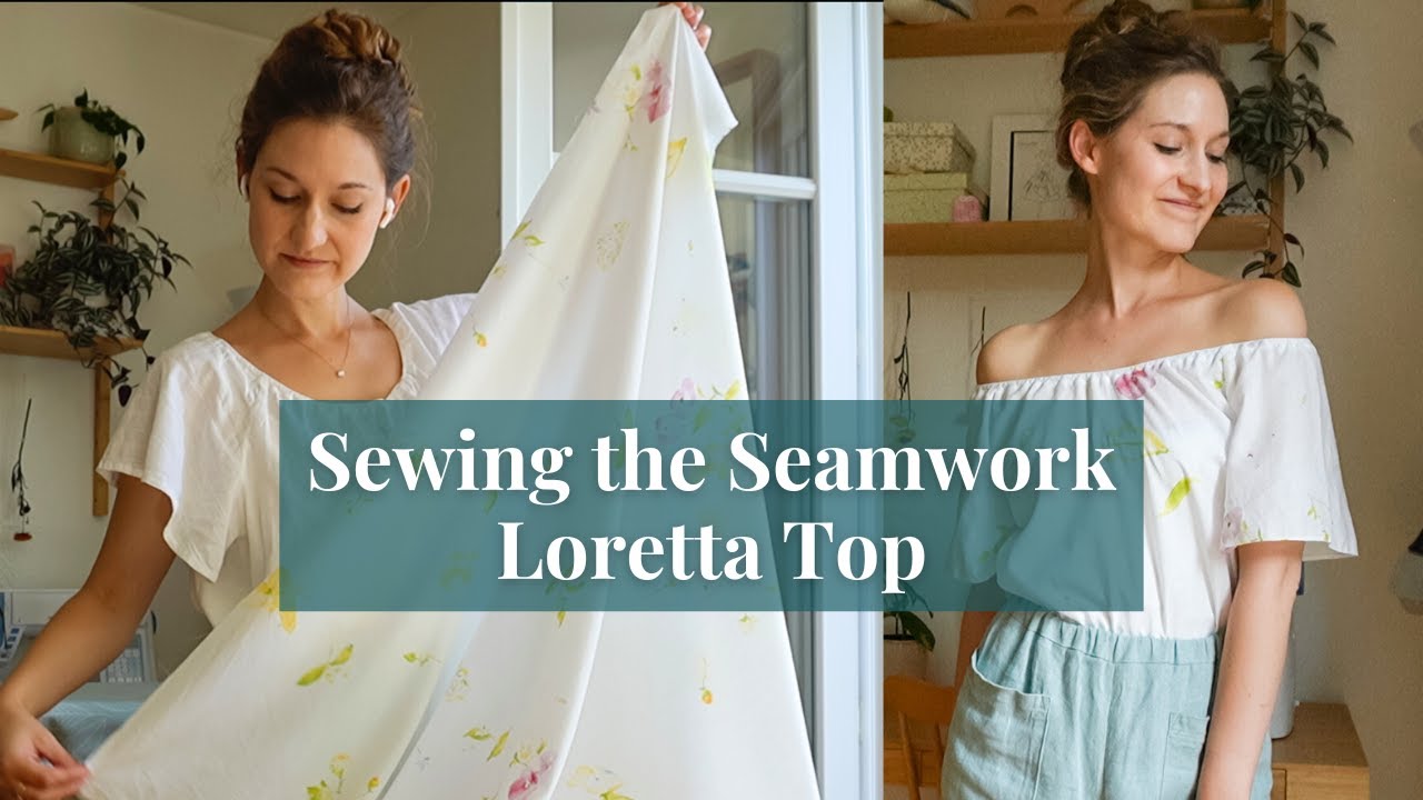 Sewing the Seamwork Loretta Top 🪡 | Easy Beginner Sewing Pattern ✨