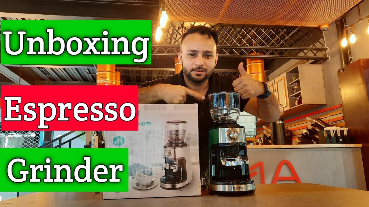 Unboxing Homix Espresso Grinder For My Home 🏡 Barista From Noon Product Of Homix | طاحونة بسعر رخيص