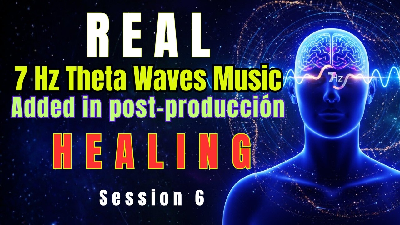 Ambient Music with REAL 7Hz Theta Waves added in post-production. Healing. Session 6