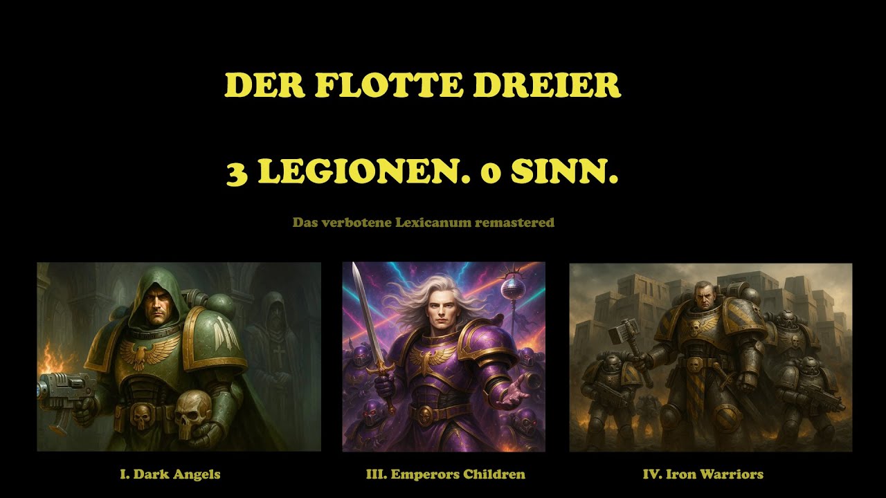 Der flotte Dreier – 3 Legionen, 0 Sinn | #warhammer40k #Comedy