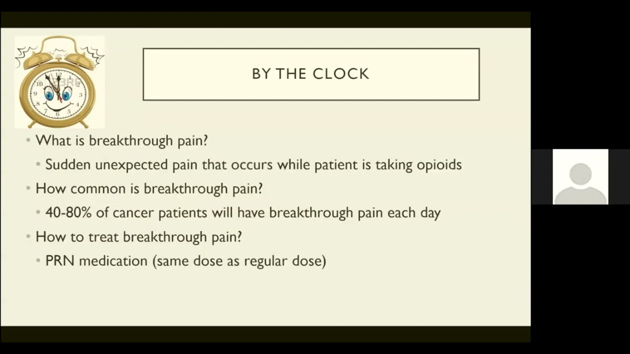Pediatric Pain Management - using the WHO Pain Ladder