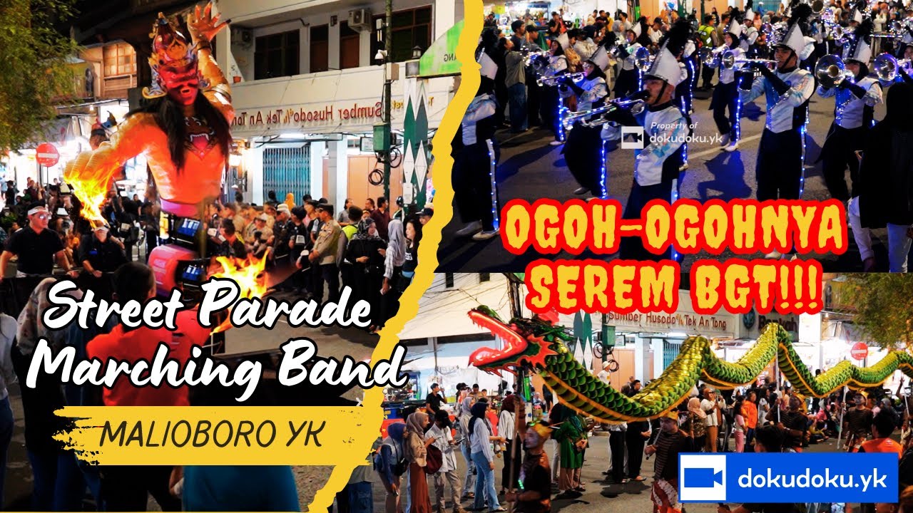 Malioboro Bergemuruh❗❗❗ Street Parade Marching Band Piala Raja Hamengku Buwono X 2024 (HD Fancam)