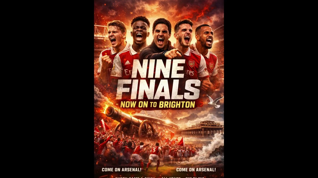 Come on Arsenal Nine Finals!!!