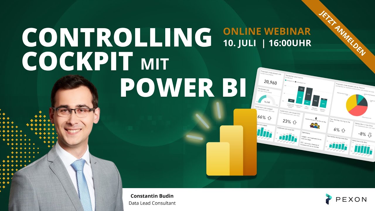 [Webinar] Controlling Cockpit mit Power BI