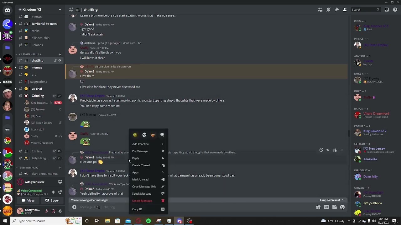 the greatest discord argument of all time