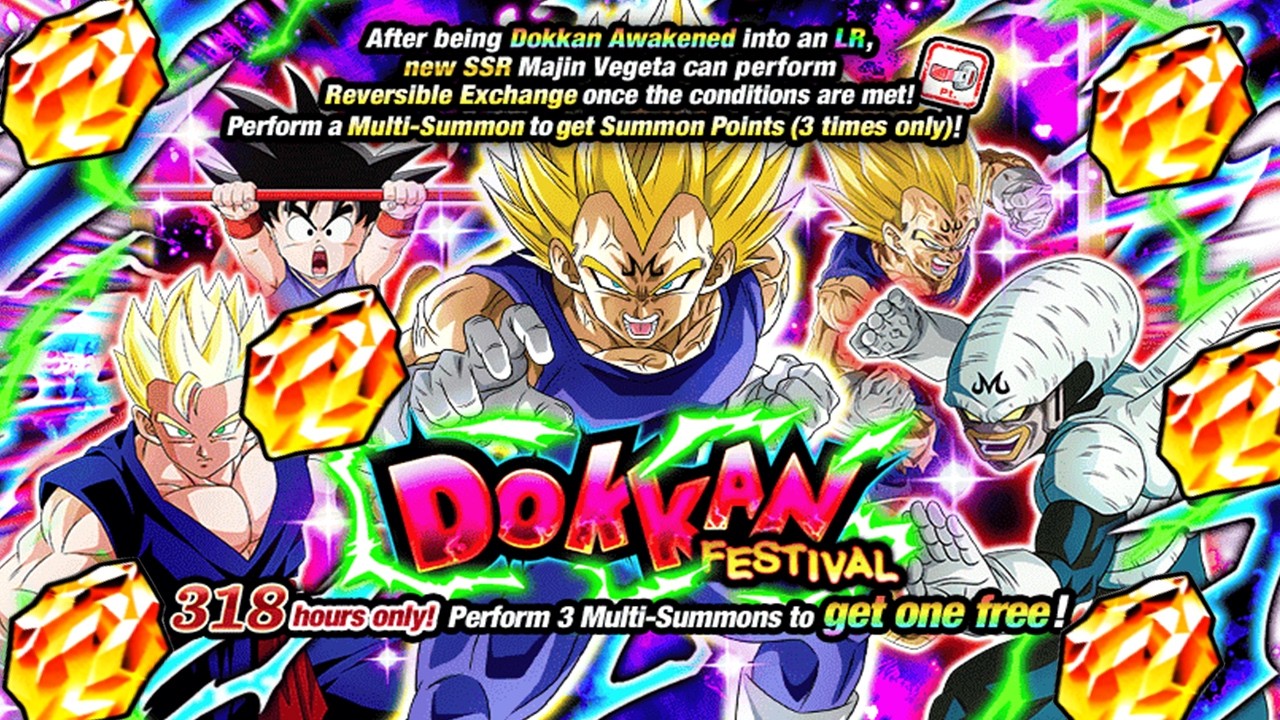 SUMMON SU MAJETA E GOKU SSJ2 LR SAIYAN DAY || DBZ Dokkan Battle ITA