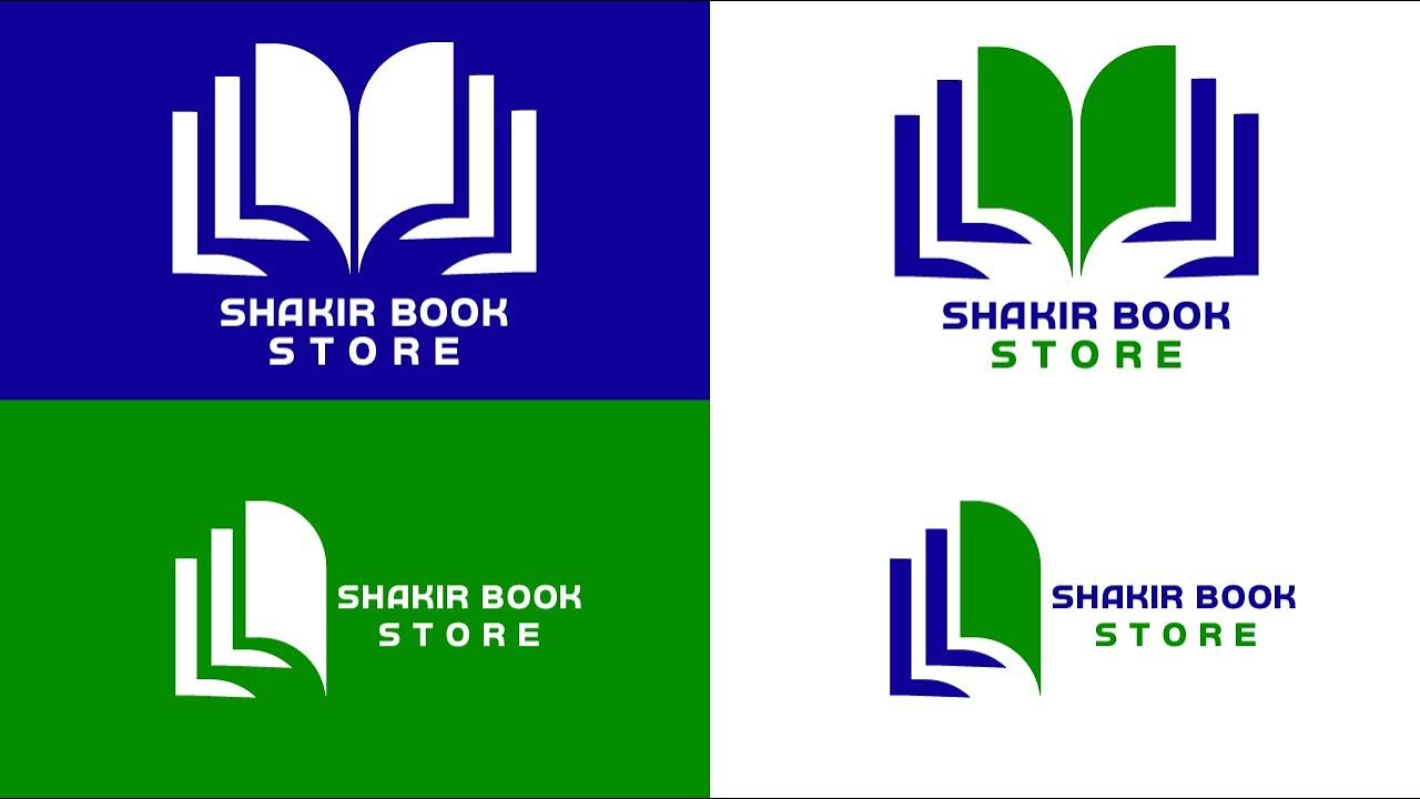 Book House Logo Design |  How to create Books Logo in Adobe Illustrator |