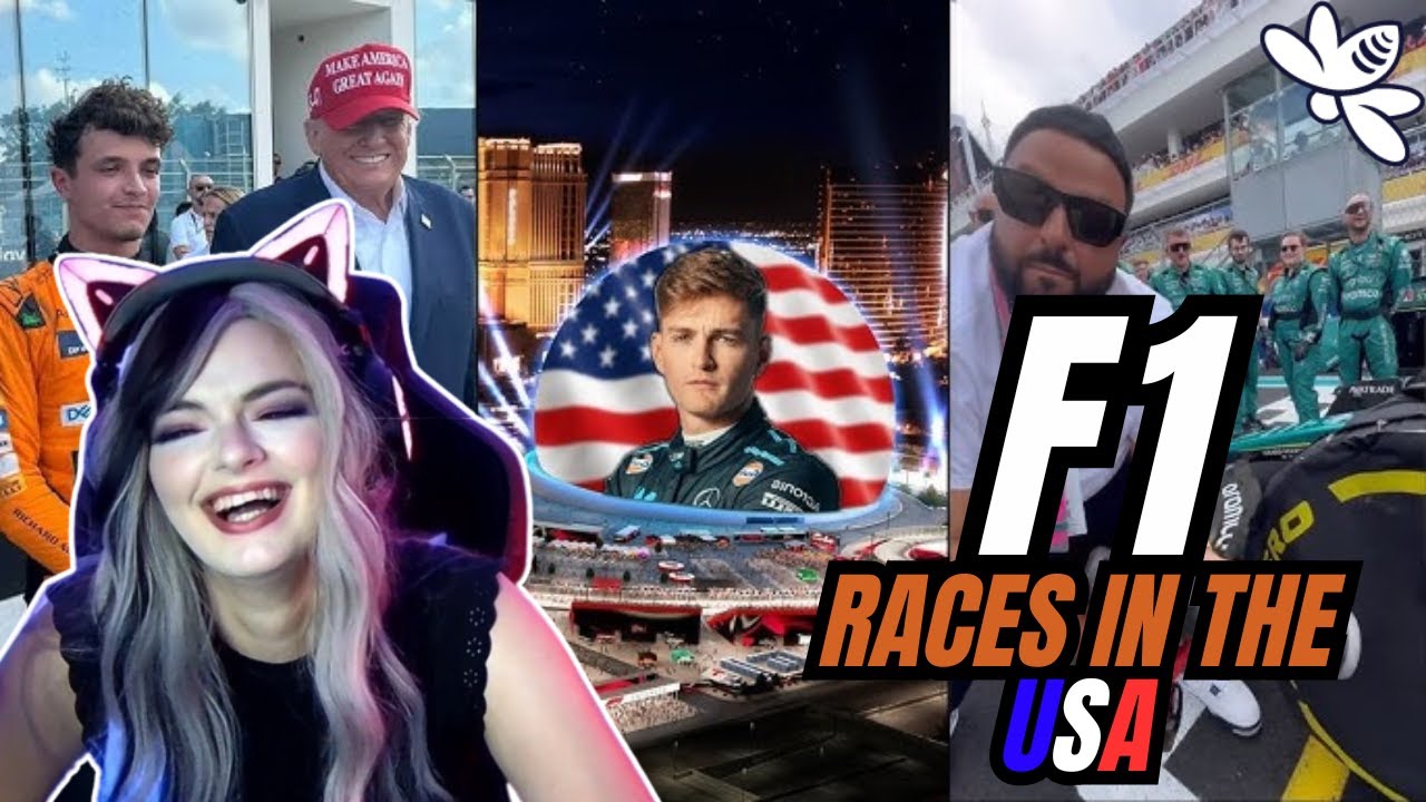 Reacting to When F1 Races in the USA | Girl React