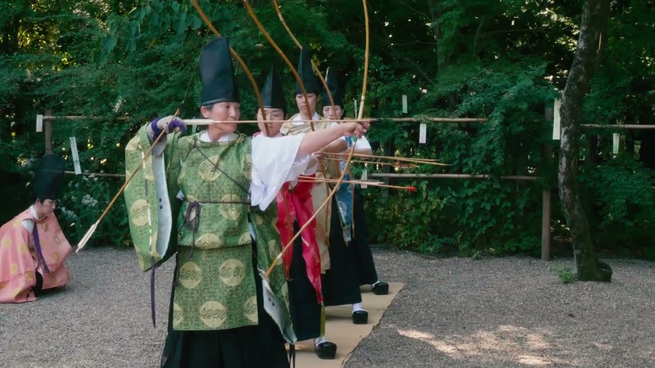 Japanese Ceremonial Archery: San-San-Ku Tebasami-shiki