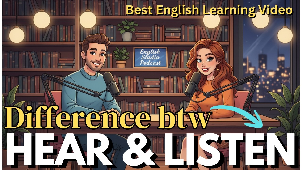 Stop! You’re Using HEAR and LISTEN Wrong 😱 | Most English Learners Do This