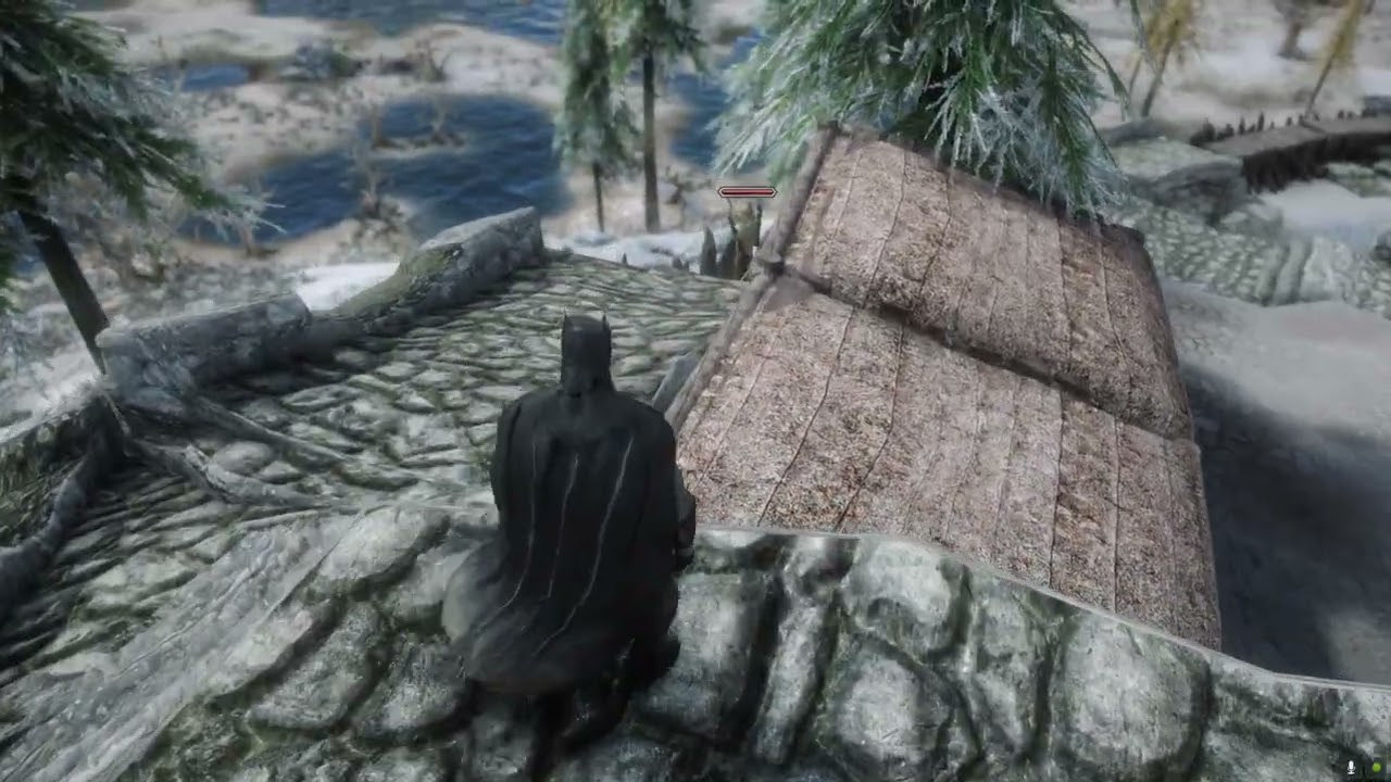 Fun with Batman in Skyrim