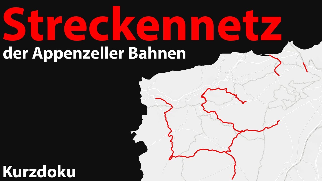 Streckennetz der Appenzeller Bahnen | Kurzdoku