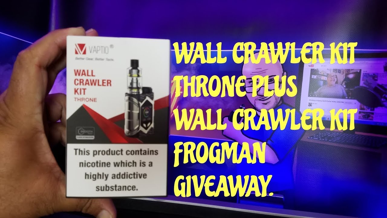 WALL CRAWLER KIT THRONE,  QUICK REVIEW PLUS WALL CRAWLER KIT FROGMAN GIVEAWAY! 📭