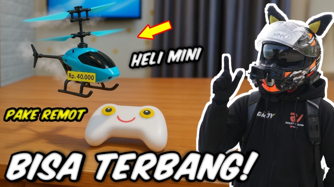TERBANGKAN HELICOPTER MINI SEHARGA NASI PADANG