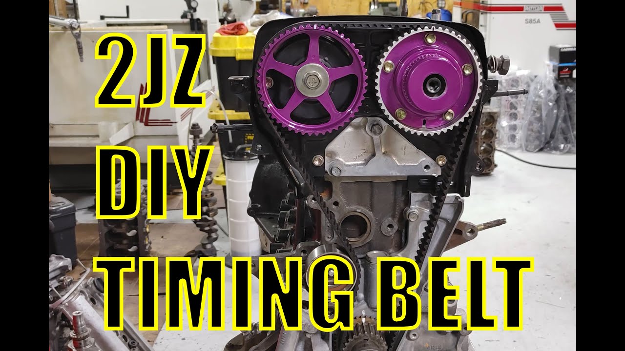 Toyota 2JZ Timing Belt Install DIY How To