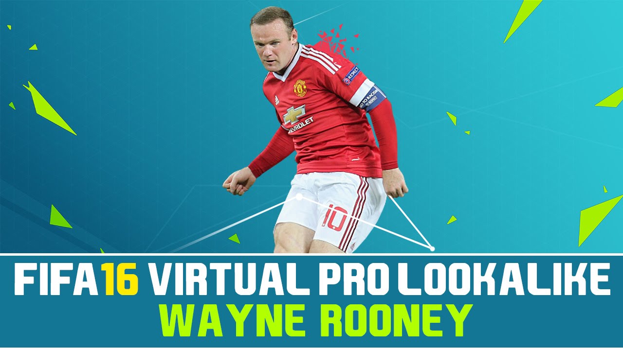 FIFA 16 | VIRTUAL PRO LOOKALIKE TUTORIAL - WAYNE ROONEY