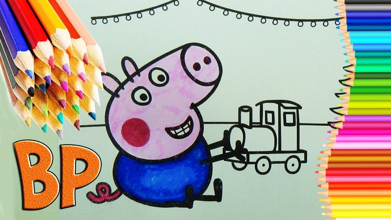 Peppa Pig Свинка Пеппа 2018 Peppa Pig Coloring Book Coloring Pages Раскраска Пеппа