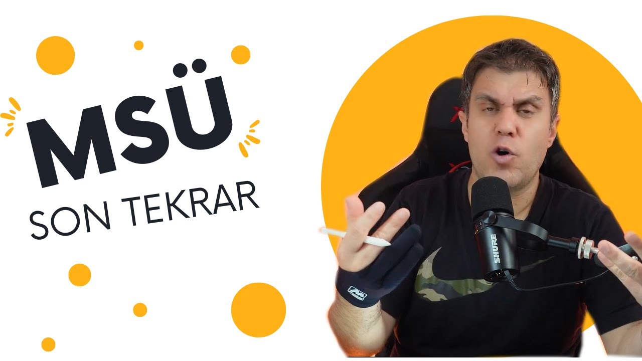 MSÜ / AYT / TYT Ara Tekrar - Sadettin Akyayla
