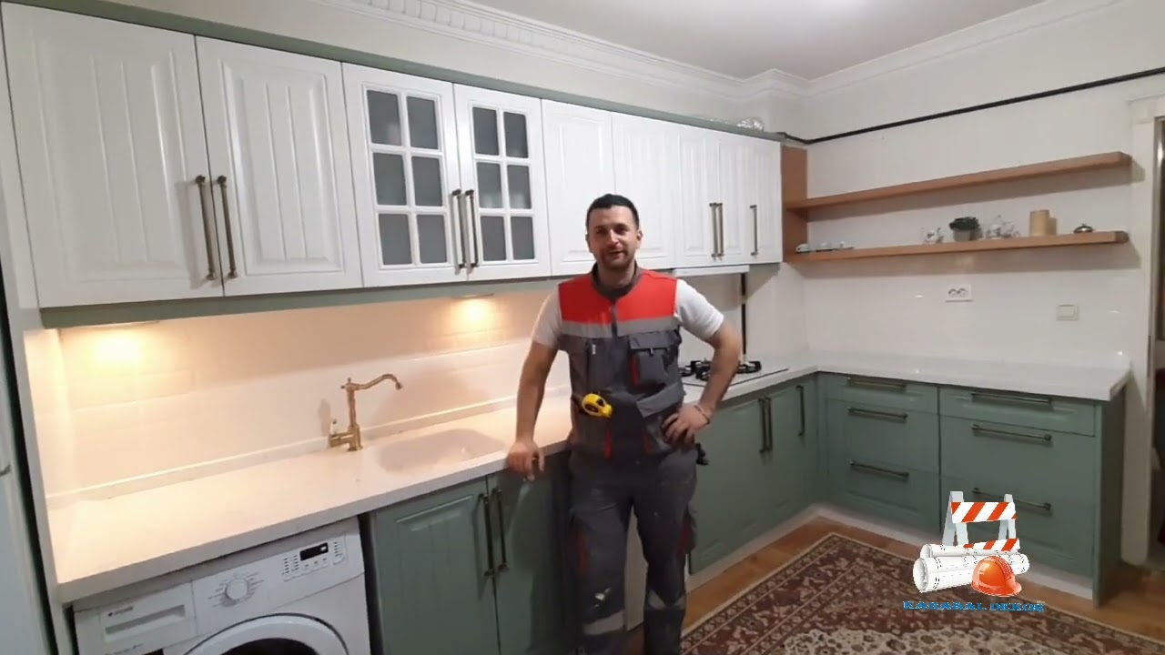 Mutfak değişiminde sıra sizde (dekopel, tezgah, balon kapak, hıgloss, lake)