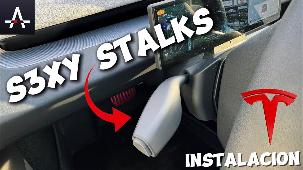 INSTALAMOS palancas de intermitentes S3XY Stalks en el Tesla Model 3 Highland