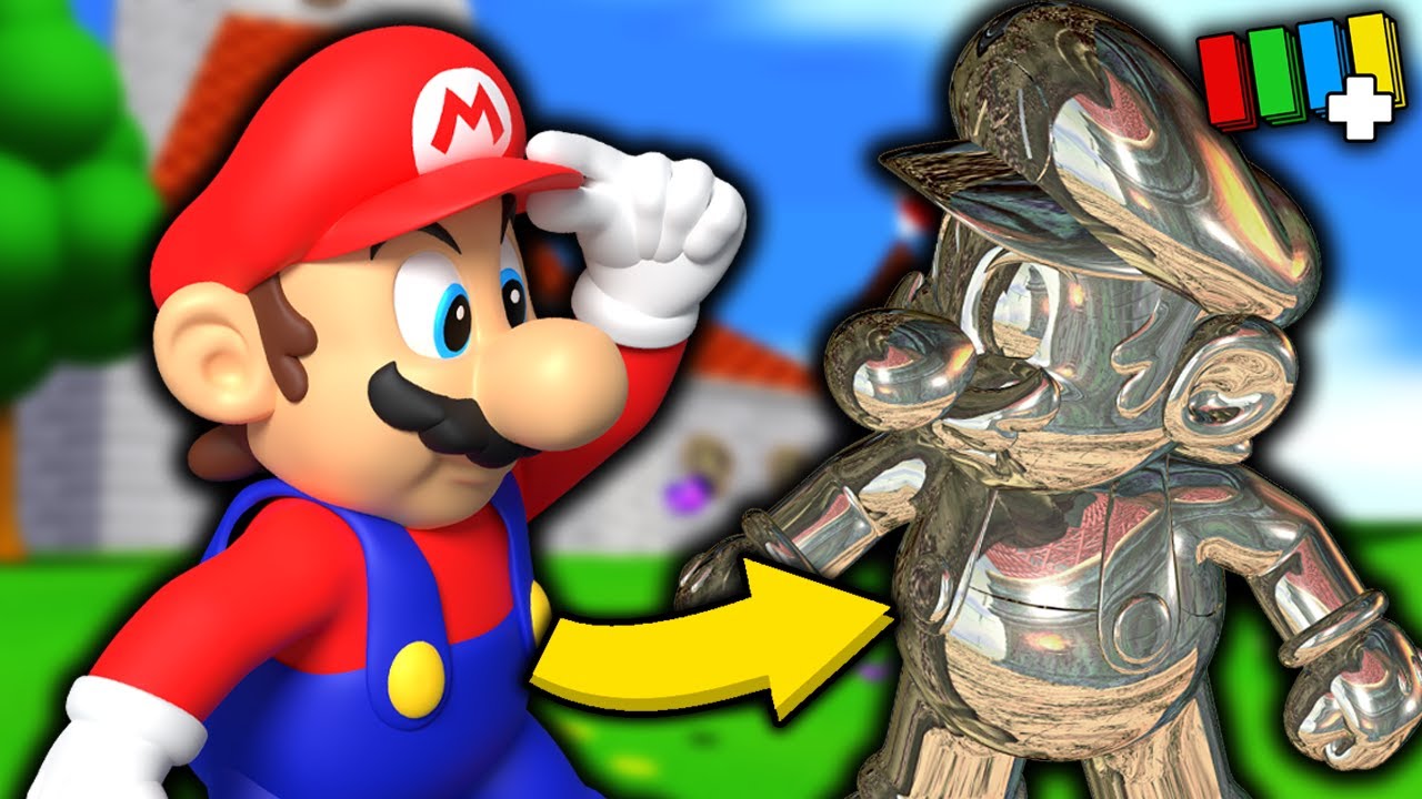 Super Mario 64 But Mario is Always METAL