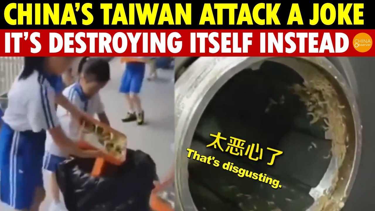 China Invading Taiwan Is Pure Fantasy—Just Compare Student Meals; China Is Killing Itself