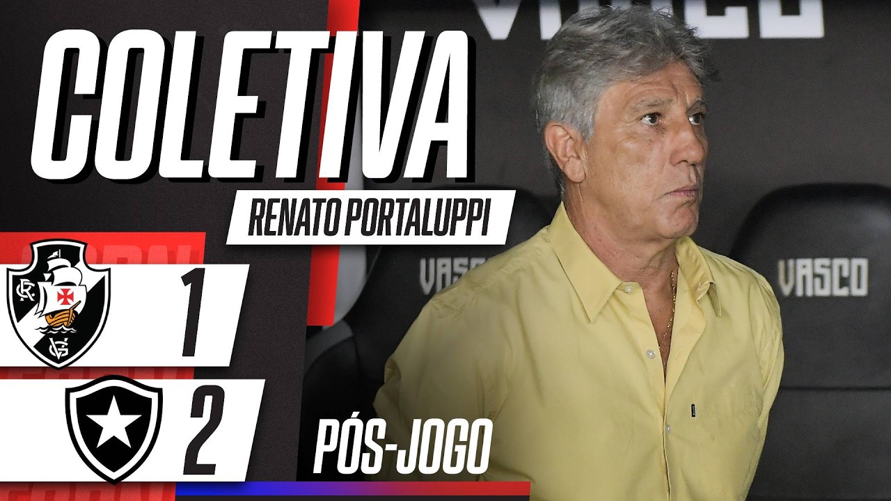 AO VIVO: COLETIVA RENATO GA&Uacute;CHO DIRETO DE S&Atilde;O JANU&Aacute;RIO | VASCO 1 X 2 BOTAFOGO PELO BRASILEIR&Atilde;O