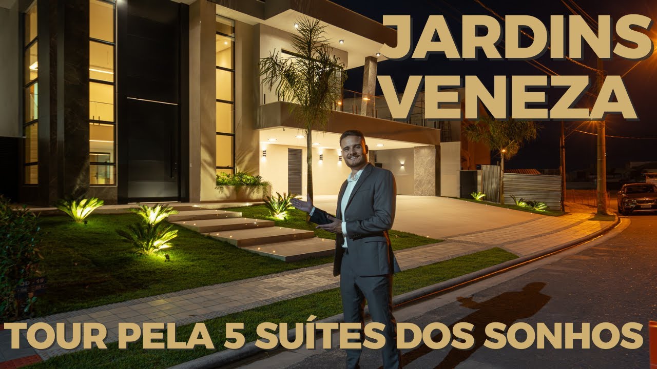[VENDIDA] Tour por uma espetacular mansão de 5 suítes no Jardins Veneza - Vila Velha | ES