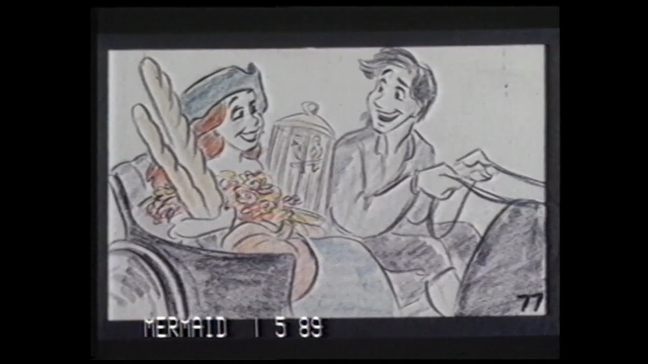 The Litttle Mermaid | Tour of the Kingdom (Story Reel/Pencil Tests)