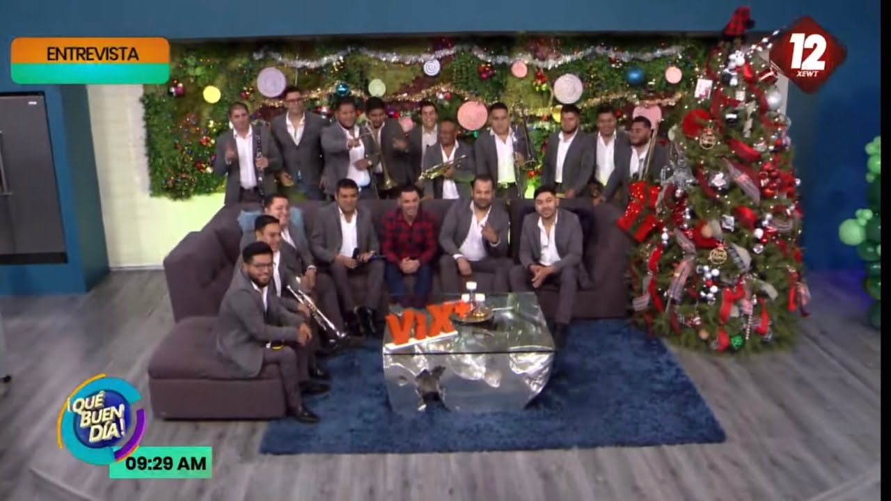 Banda Agua Caliente en Que Buen Día en el Canal 12 de Tijuana