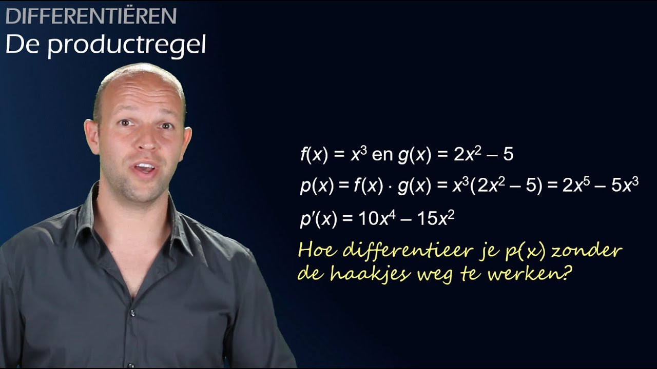 De productregel - Regels voor differentiëren (vwo A) - WiskundeAcademie