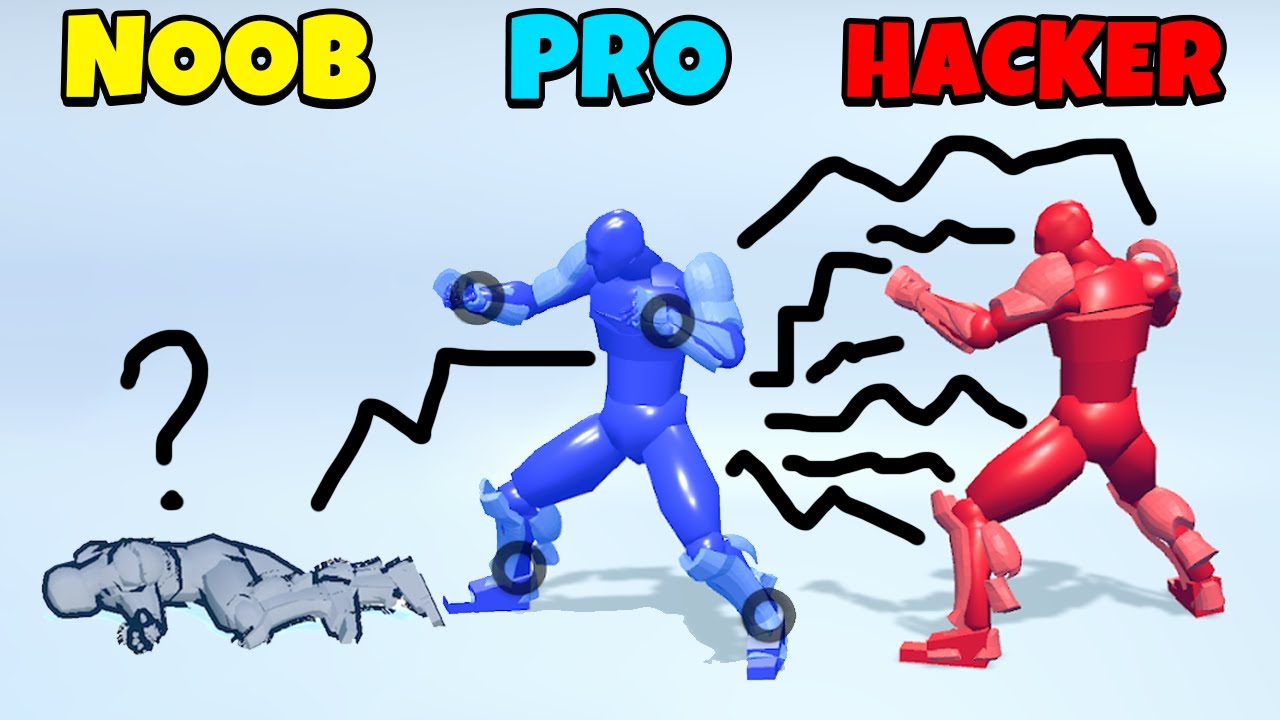 NOOB vs PRO vs HACKER - Draw Action